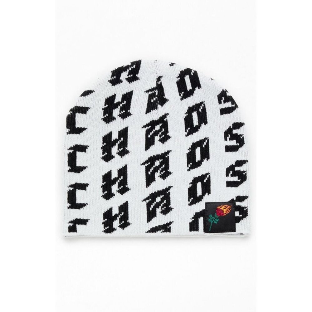 Civil Chaos Multiplied Beanie Black & White - OSFM - NWT